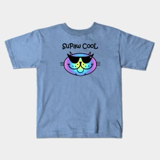 SuPaw CooL - rainbow Kids T-Shirt